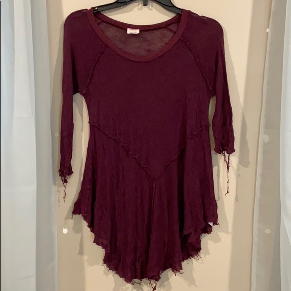 Free People Tops - Free People frayed blouse